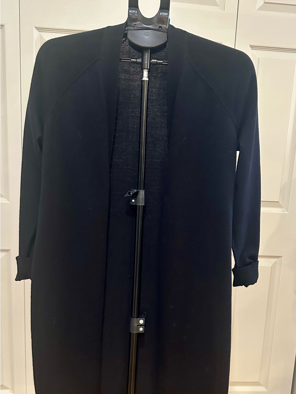 Verve Ami Black Open Front Cardigan M